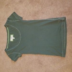 American Eagle vintage tee, women's Small, olive green